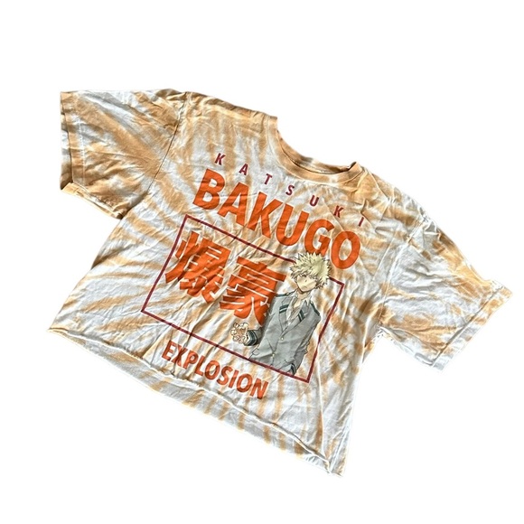 {Hot Topic} "My Hero Academia Katsuki Bakugo" short sleeve crop top - Picture 2 of 6